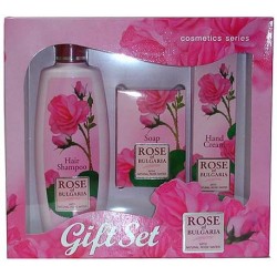 Gift Set  Rose Of Bulgaria Shampoo 330ml/Soap 100gr/Hand Cream 75ml